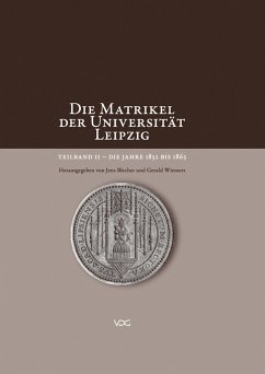 Die Matrikel der Universität Leipzig (eBook, PDF)
