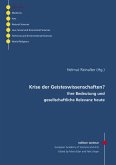 Krise der Geisteswissenschaften? (eBook, PDF)