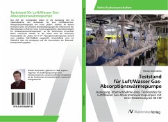 Teststand für Luft/Wasser Gas- Absorptionswärmepumpe