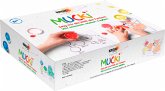 KREUL MUCKI Farben Spiel Kiste, 5 x 50 ml Fingermalfarbe, Wir malen mit Händen & Fingern KREUL MUCKI Farben Spiel Kiste, 5 x 50 ml Fingermalfarbe, Wir malen mit Händen & Fingern