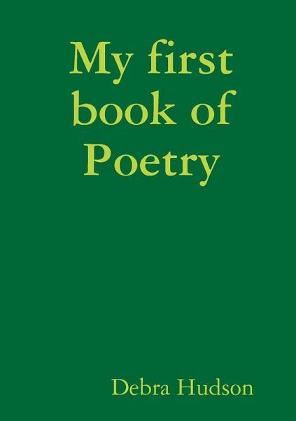 My first book of Poetry My first book of Poetry