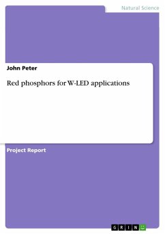 Red phosphors for W-LED applications