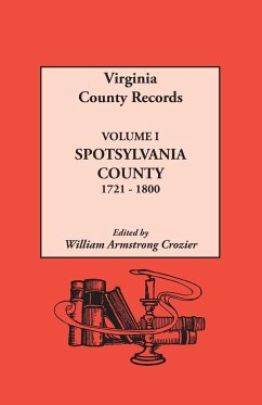 Virginia County Records. Volume I - Crozier, William Armstrong