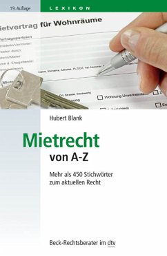 Mietrecht von A-Z (eBook, ePUB) - Blank, Hubert