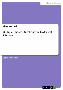 Multiple Choice Questions for Biological Sciences (eBook, PDF) - Kothari, Vijay