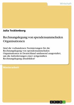 Rechnungslegung von spendensammelnden Organisationen (eBook, ePUB)