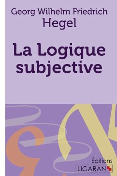 Cover La Logique subjective
