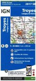 IGN Karte, Carte de randonnée (et plein air) Troyes Lusigny