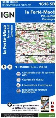 Cover IGN Karte, Carte de randonnée (et plein air) La Ferte Mace pre