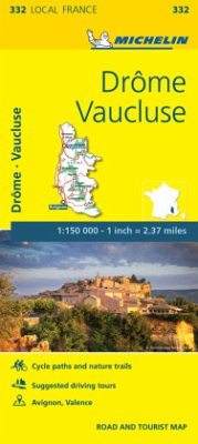 Drome, Vaucluse - Michelin Local Map 332 - Michelin