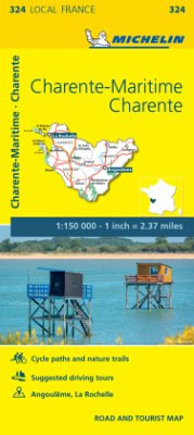 Charente, Charente-Maritime - Michelin Local Map 324 - Michelin