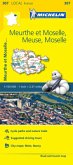 Meuse, Meurthe-et-Moselle, Moselle, - Michelin Local Map 307