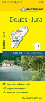 Doubs, Jura - Michelin Local Map 321 - Michelin