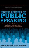 Insider Secrets of Public Speaking - Answers to the 50 Biggest Questions on How to Deliver Brilliant Speeches and Presentations