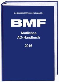 Cover Amtliches AO-Handbuch 2016