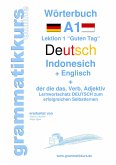 Wörterbuch Deutsch - Indonesisch - Englisch