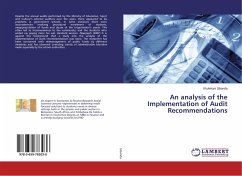 An analysis of the Implementation of Audit Recommendations