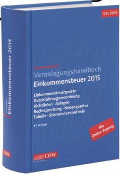 Veranlagungshandbuch Einkommensteuer 2015 (ESt 2015)