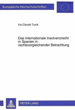 Cover Das Internationale Insolvenzrecht in Spanien in rechtsvergleichender Betrachtung