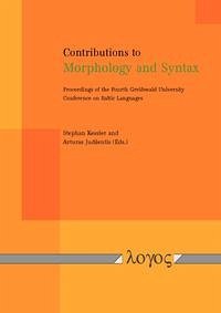 Contributions to Morphology and Syntax