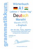 Wörterbuch Deutsch - Marathi - Englisch Niveau A1