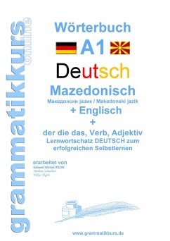 Wörterbuch Deutsch - Mazedonisch - Englisch - Schachner, Marlene