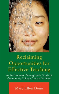 Reclaiming Opportunities for Effective Teaching - Dunn, Mary Ellen
