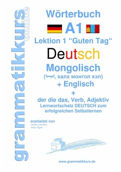 Wörterbuch Deutsch - Mongolisch - Englisch - Akom, Edouard Martial;Schachner, Marlene