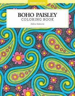 Cover Boho Paisley Coloring Book