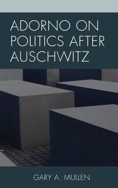 Cover Adorno on Politics after Auschwitz