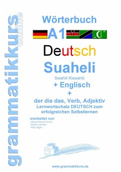 Wörterbuch Deutsch - Suaheli Kiswahili - Englisch - Schachner, Marlene