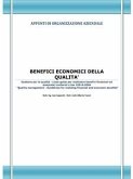 Benefici economici della qualità (eBook, ePUB)