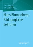 Hans Blumenberg: Pädagogische Lektüren (eBook, PDF)