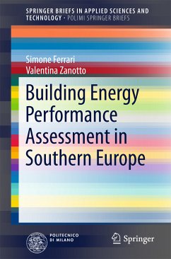 Building Energy Performance Assessment in Southern Europe (eBook, PDF) - Ferrari, Simone; Zanotto, Valentina
