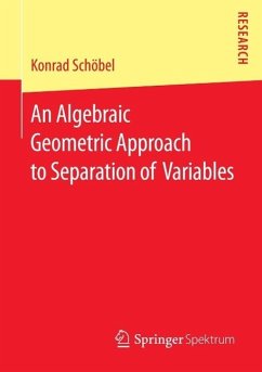 Cover An Algebraic Geometric Approach to Separation of Variables (eBook, PDF)