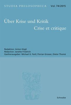 Über Krise und Kritik - Crise et critique (eBook, PDF) - Hügli, Anton