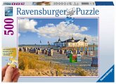 Ravensburger Puzzle 13652 - Strandkörbe in Ahlbeck 500 Teile Ravensburger Puzzle 13652 - Strandkörbe in Ahlbeck 500 Teile