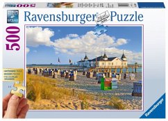 Ravensburger Puzzle 13652 - Strandkörbe in Ahlbeck 500 Teile