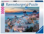 Ravensburger 19611 - Abend über Santorini, 1000 Teile Puzzle