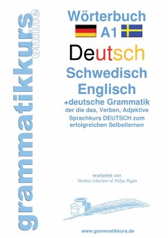 Wörterbuch A1 Deutsch - Schwedisch - Englisch