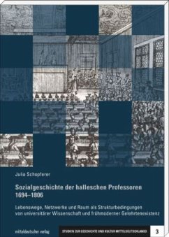 Cover Sozialgeschichte der halleschen Professoren 1694-1806