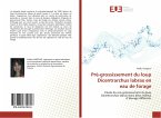 Pré-grossissement du loup Dicentrarchus labrax en eau de forage Pré-grossissement du loup Dicentrarchus labrax en eau de forage