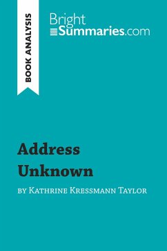 Address Unknown by Kathrine Kressmann Taylor (Book Analysis) - Bright Summaries