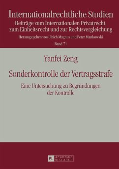 Sonderkontrolle der Vertragsstrafe - Zeng, Yanfei