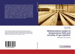 Mathematical model of temperature field and carrying of gas pipeline
