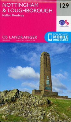 Nottingham & Loughborough, Melton Mowbray - Ordnance Survey