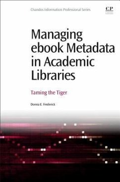Cover Managing eBook Metadata in Academic Libraries