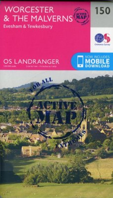 Worcester & the Malverns, Evesham & Tewkesbury - Ordnance Survey