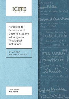 Handbook for Supervisors of Doctoral Students in Evangelical Theological Institutions