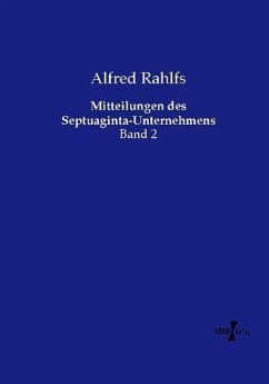 Cover Mitteilungen des Septuaginta-Unternehmens